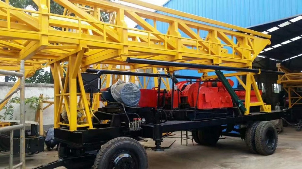 Trailer Mounted 1500m Water Well Drilling Rig
